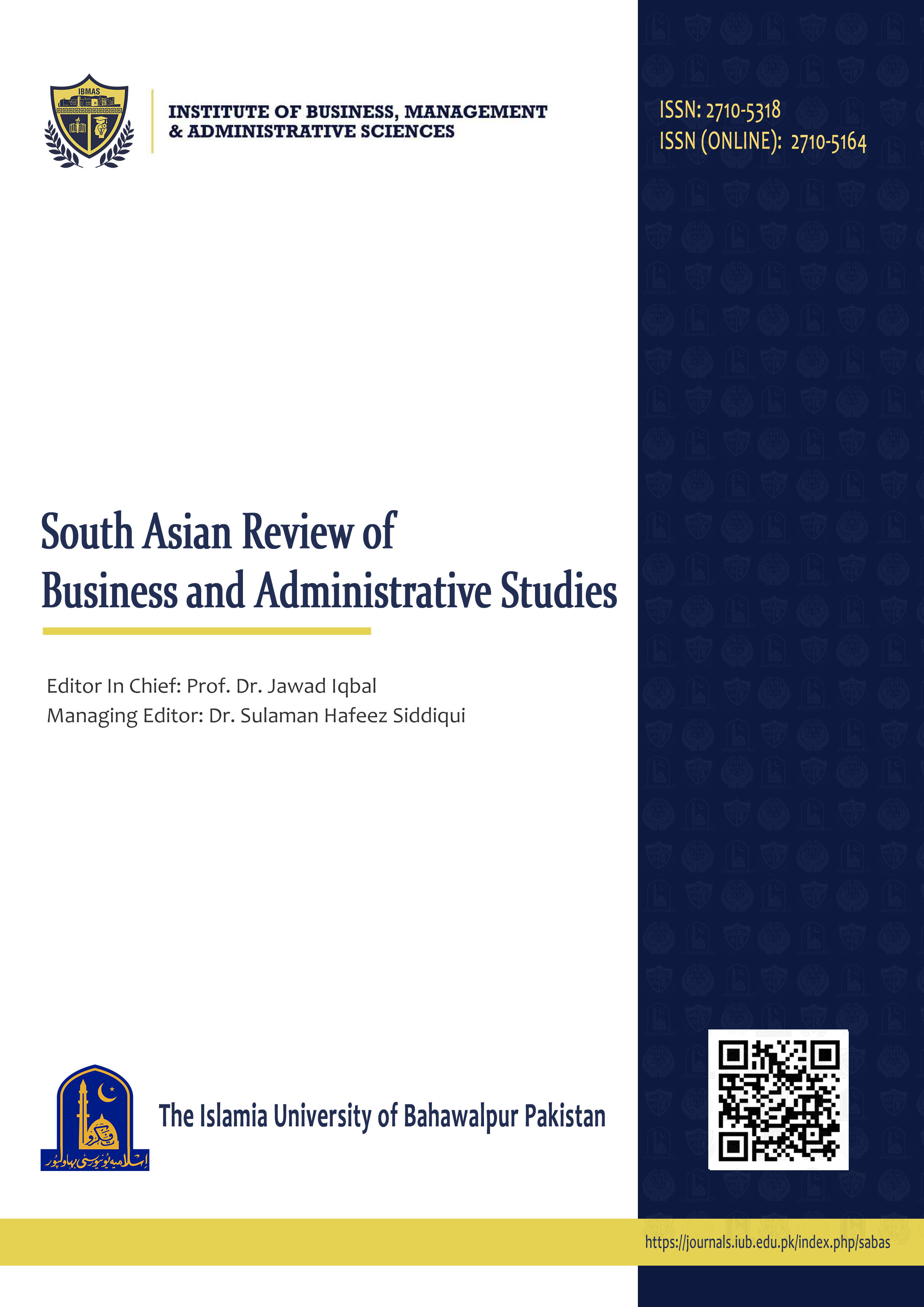 South Asian Review of Business and Administrative Studies (SABAS)