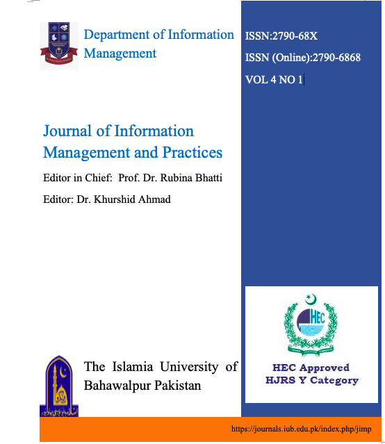 					View Vol. 4 No. 1 (2024): Journal of Information Management and Practices
				