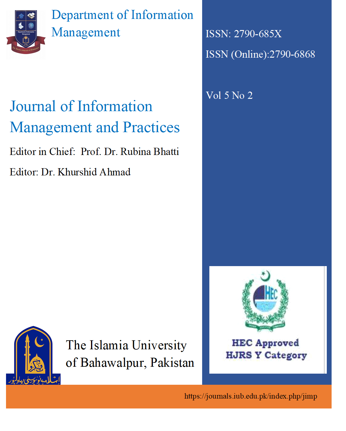 					View Vol. 5 No. 2 (2025): Journal of Information Management and Practices
				