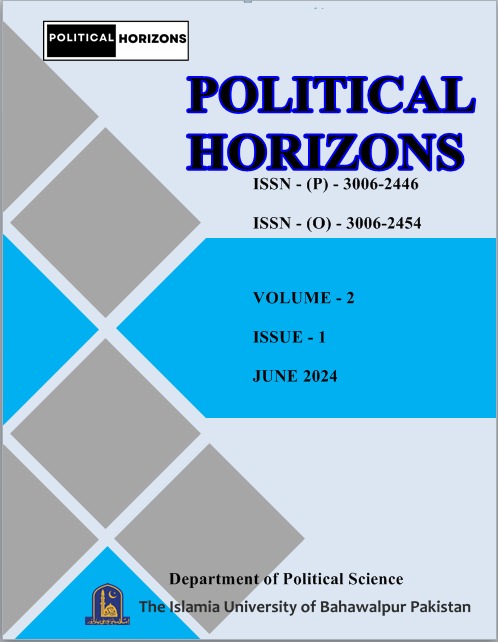 					View Vol. 2 No. 1 (2024): Political Horizons, Date of Publication: 30 June 2024
				