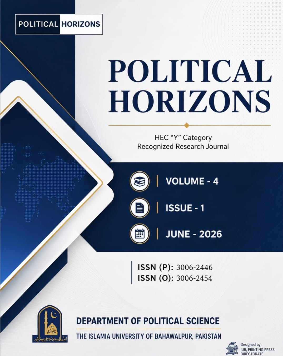 					View Vol. 4 No. 1 (2026): Political Horizons
				