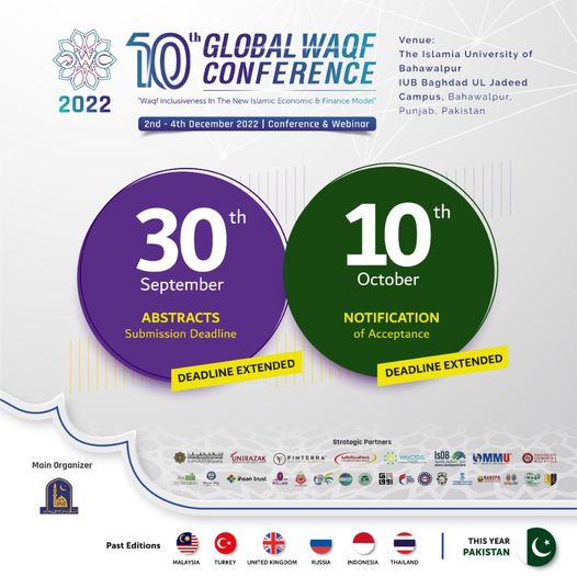 Extended date for 10th GWC Submission